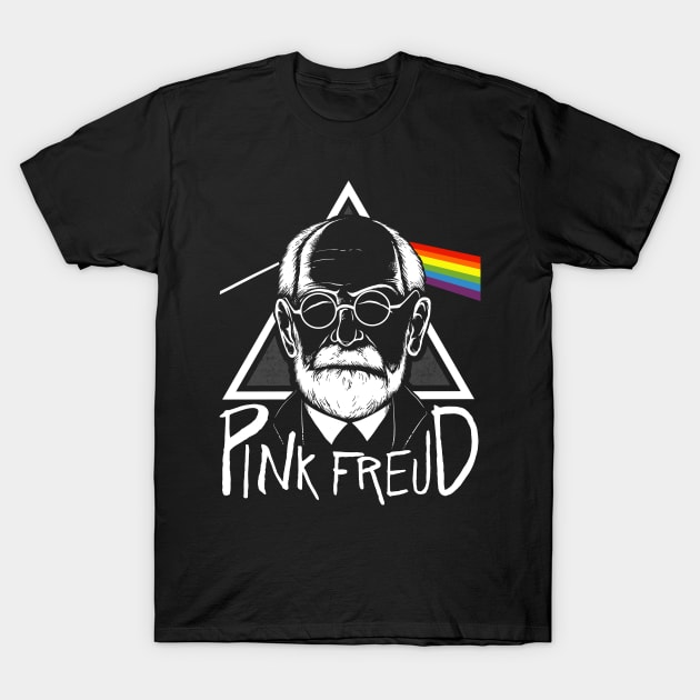 Pink Freud T-Shirt by UmbertoVicente